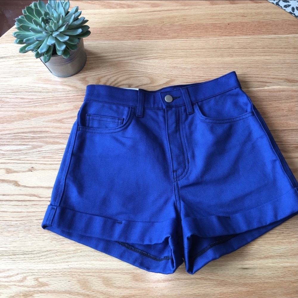 American Apparel Blue Shorts